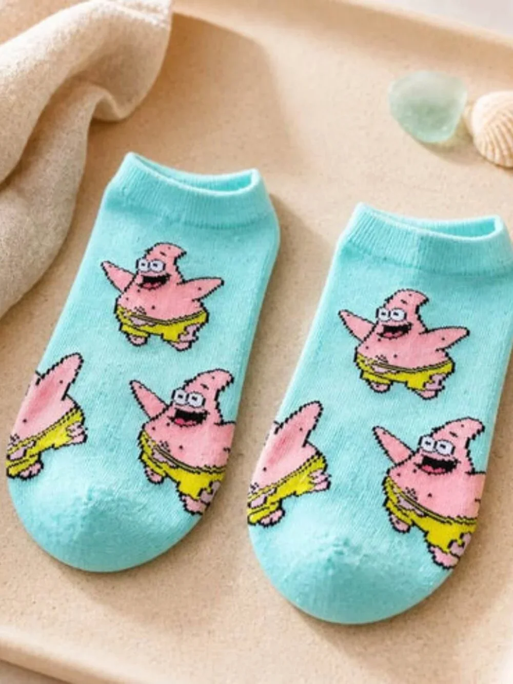 6 Pairs Novelty Cartoon Character Low Cut Ankle Socks Women's Size 4-10 New